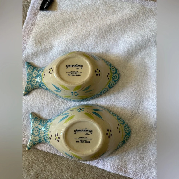 Temp-Tations presentable, Old World
Oceanfetti 3 fish severing bowl set - Picture 7 of 10